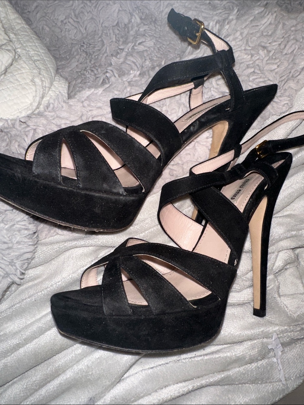 Miu Miu platform heels